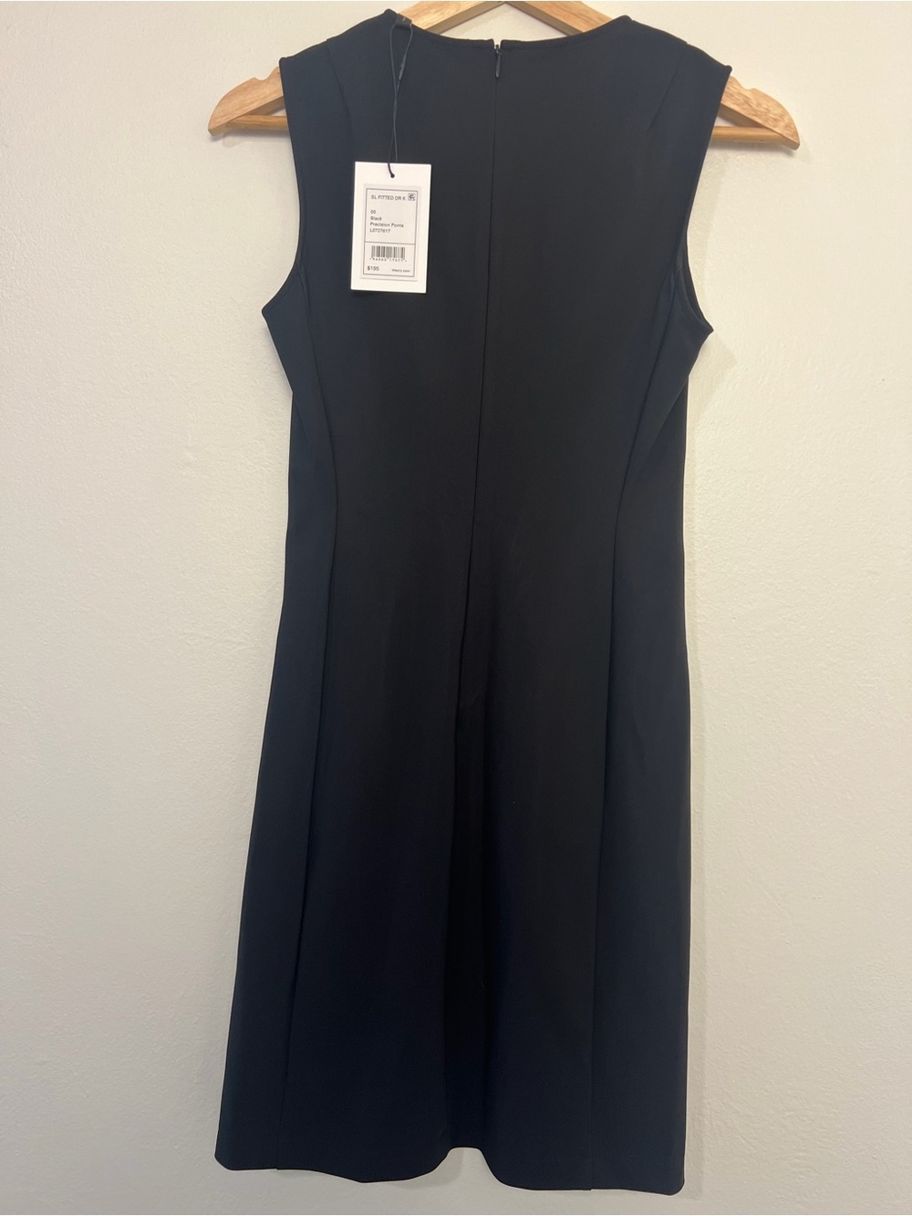 Theory Black Sleeveless Shift Dress - Picture 2 of 2